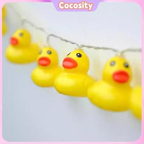 Guirlande lumineuse LED - COCOSITY - Cute Mini Yellow Duck - Jaune - 8 ampoules - Piles (2x AA) (1/5)