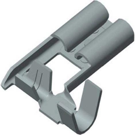 Vogt Verbindungstechnik 380205.60 Flachsteckhülse Steckbreite: 4.8 mm Steckdicke: 0.5 mm 90 ° Uniso (1/5)