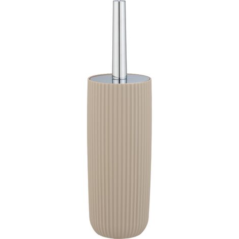 WENKO WC-Garnitur Agropoli Beige, WC-Bürstenhalter, Beige, Kunststoff beige