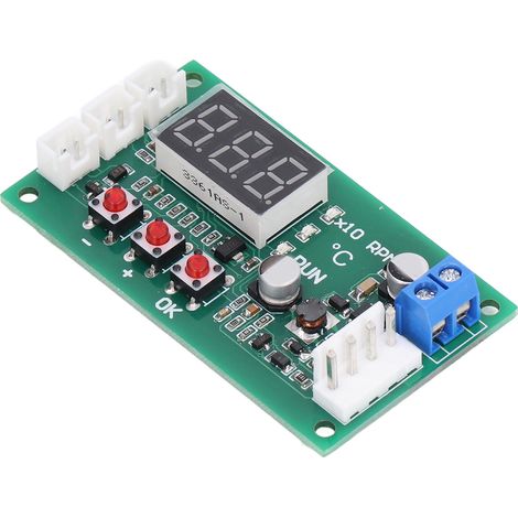 4-Draht-PWM-Digitallüfterdrehzahlregler, 5A DC12-48V Temperaturregelungsmodul, kompatibel mit EBM EC (1/5)
