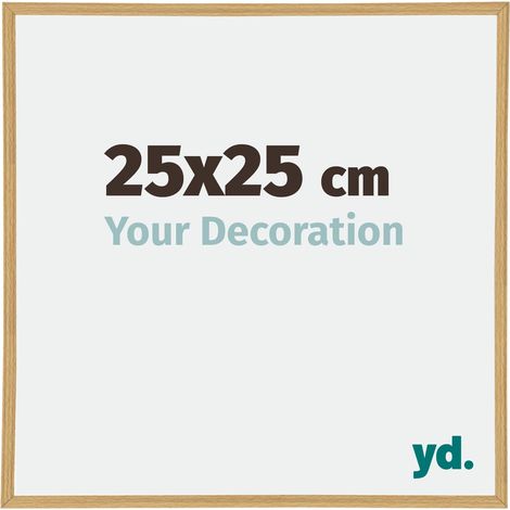 yd. - Cadre photo 25x25 - Hetre Clair - Plastique - Annecy