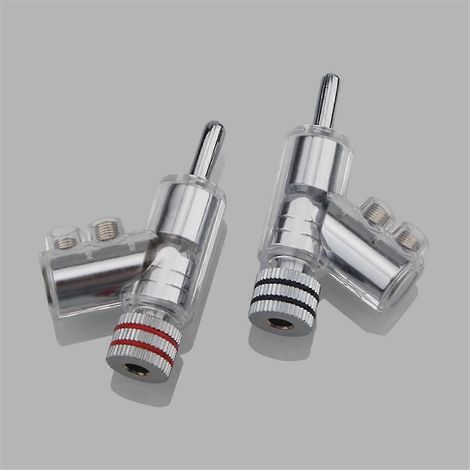 Stück selbstverriegelnde Bananenstecker-Y-Adapter, vergoldet (1/5)