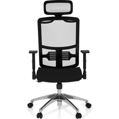 [GEBRAUCHT] B-Ware Hjh OFFICE  Bürostuhl Drehstuhl StuhlCAYEN Stoff Schwarz Netzstoff ergonomisch (1/2)