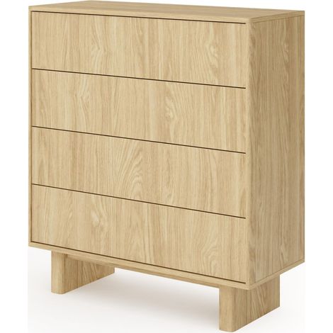 CASSETTIERA, rovere oliato, 93,5 x 103,5 x 38,1 cm (1/5)