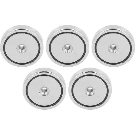 Aimants disques en néodyme (terres rares), trou fraisé, force de traction de 80 kg (1/5)
