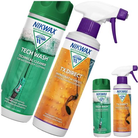 NIKWAX Tech Wash TX.Direct Sprühset 2x300ml Gore-Tex Membran-Imprägnierung