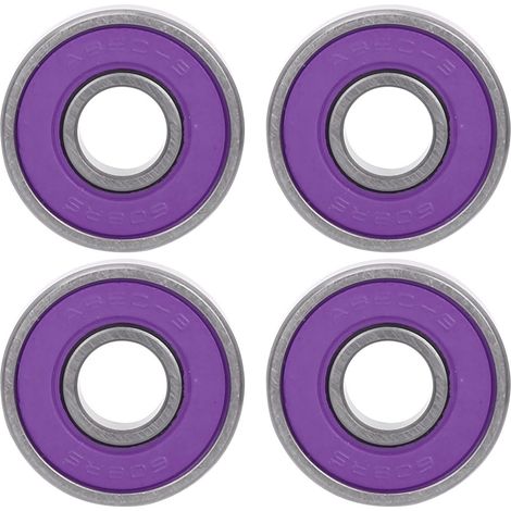 8 Roulements à Billes 608 pour Skateboard et Scooter - Kit de 8 Pièces (Violet 7) (1/5)