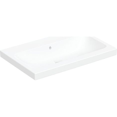 Geberit iCon Light lavabo à poser, 75 cm x 48 cm, sans trou pour