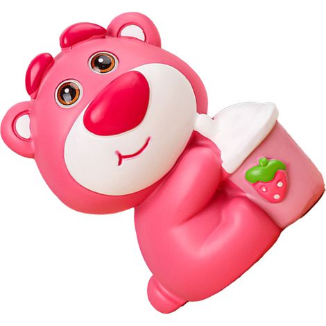 Figurine ours fraise mignon, décoration de voiture, sculptures d'animaux, statues, objets d'art faits main, cadeaux de type B (1/5)