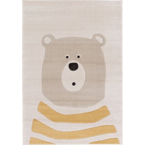 Tapis enfant à motif ours - 120 cm x 170 cm - Zazu (1/5)