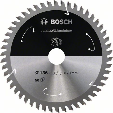 Bosch PRO Aluminium cordless Blatt für Kreissägen 136 x 1,6 x 20 mm - 2608837754