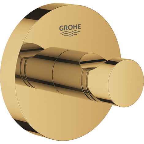 Grohe Essentials Wandhaken aus Metall mit verdeckten Befestigungen, Cool Sunrise (40364GL1)