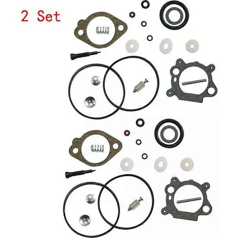 kigbf - Set di 2 guarnizioni per carburatore adatte per Briggs 492495 493762 498260 Ricambi per tosaerba (1/5)