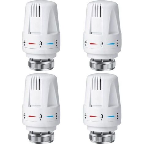 GDHZS-Tête thermostatique de radiateur PCS, tête de thermostat de radiateur TRV M30 x 1,5, vanne thermostatique de radiateur, vannes de radiateur de radiateur (1/5)