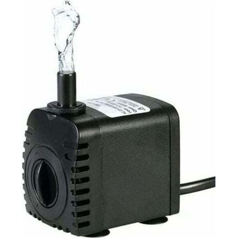Pompe Eau Submersible, 600L/H 8W Pompe Eau Aquarium Ultra-silencieux avec 4 Pieds de Ventouses pour Fontaines Fish Tank Hydroponic Systems avec 2 bus (1/4)