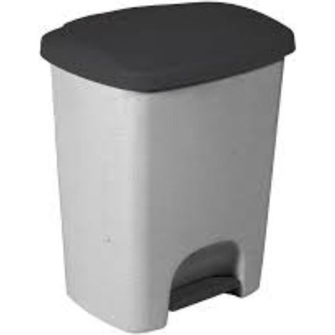 Curver Papelera Curver Pedal Bin - Plastico - 25 l - Color gris