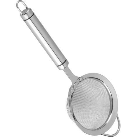 30 cm Edelstahl-Feinsieb, Frittierölfilter, Küchensieb zum Abtropfen, hitzebeständiges Küchenutensil. (1/5)