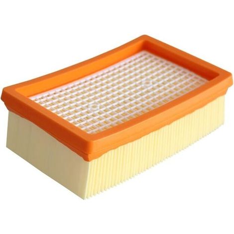 Lot de 2 filtres de rechange pour aspirateurs Kärcher WD4 WD5 WD6 MV4 MV5 MV6 plissés plats (1/4)