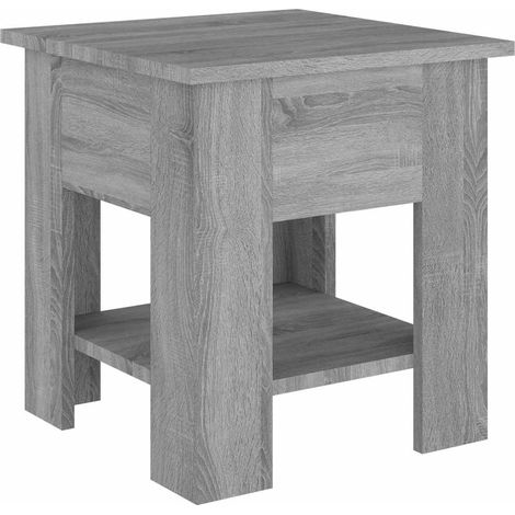 Maison Exclusive - Table basse Sonoma gris 40x40x42 cm Bois d'ingénierie (1/5)