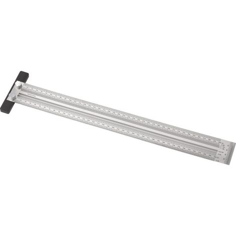 Règle graduée de haute précision, règle de traçage, règle en T, équerre, outil de mesure multifonctionnel en acier inoxydable pour le travail du bois (1/5)