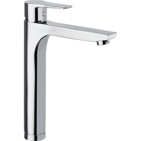 Ramon Soler - Grifo de Lavabo Monomando Alto Cromado con Sistema S2 de Ahorro de Agua Serie Titanium (1/5)