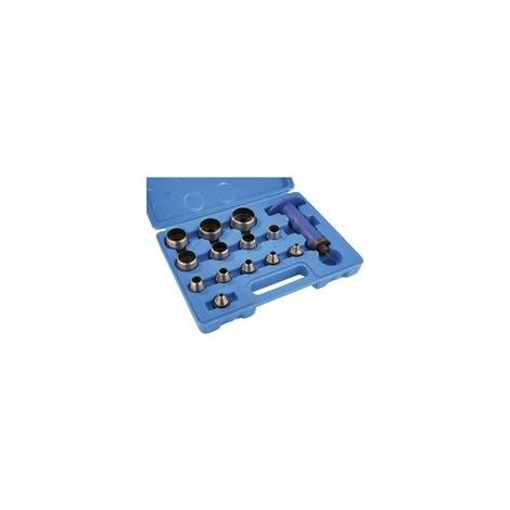 Jeu de poinçons 14 pièces avec goupille de centrage 5-35 mm, avec caractéristiques : 35MM, 14PIÈCES (1/4)
