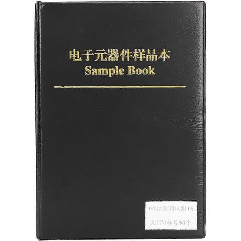 SMD-Widerstandsset 0402, 8500-teilig, 170 Werte, hohe Präzision, Musterbuch für das Labor (1/5)