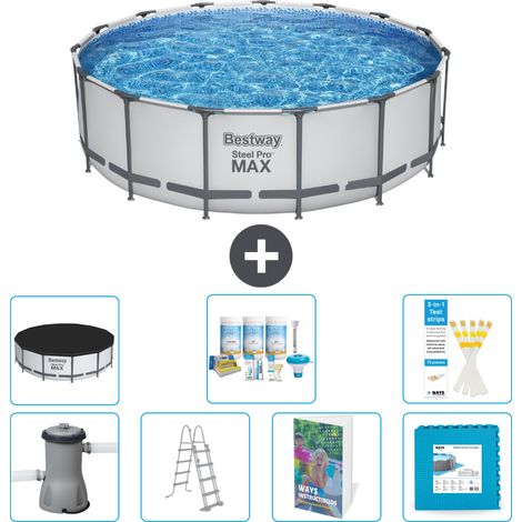 Bestway Steel Pro MAX Rund - 488x122 cm - 8-teilig S536