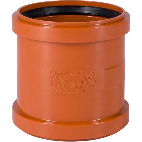 KG Muffe lang PVC 110 mm UNIVERSAL 16153110001 (1/5)
