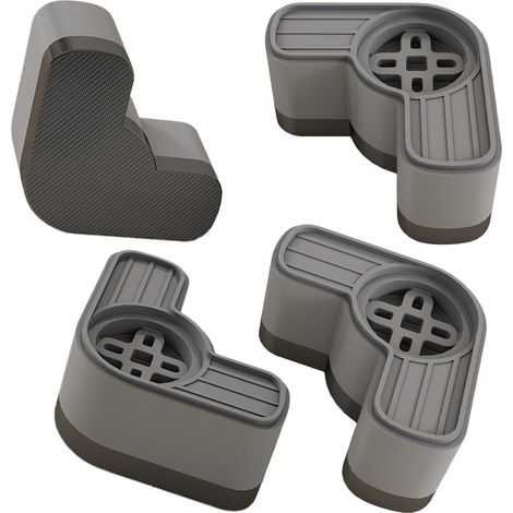 Antivibrations Pour Lave-Linge Lot de 4 Socles Antivibrations pour Lave-Linge et Sèche-Linge Antidérapants Stabilisateurs Anti-Déplacement Réducteurs de Vibrations (1/5)