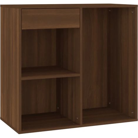 Armadio cosmetico design moderno contenitore 80 x 40 x 75 cm in legno multistrato marrone 020048431