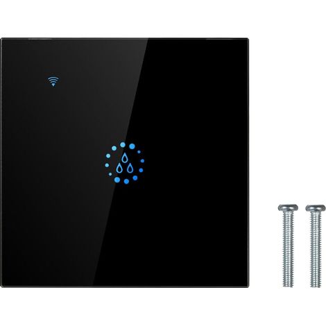 Calentador de agua inteligente con interruptor táctil Wi-Fi, control por voz, compatible con la aplicación Alexa Home, control remoto, programación, uso compartido familiar, interruptor táctil de alta (1/5)