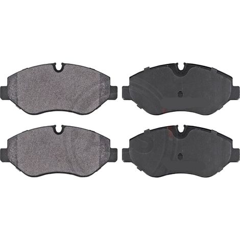 KIT PASTIGLIE FRENO ANTERIORI compatibile con MERCEDES-BENZ eVITO FURGONATO / TOURER (W447) / PASTIGLIE FRENANTI AUTO OEM 37553, / SOSTITUZIONE DIRETTA / BASSA POLVERE / SILENZIOSO (1/4)