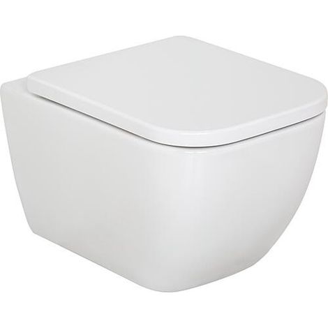 WC suspendu à fond creux Angara LxHxP : 360 x 355 x 510 mm Sans bride Céramique blanche (1/2)