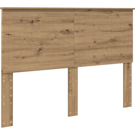 Tête de lit Chêne artisanal 140 cm Bois d'ingénierie (1/5)