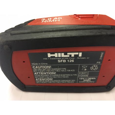 Zellentausch für Hilti Akku SFB 126 121 12 Volt 3 Ah NiMh XCell Zelle (1/2)