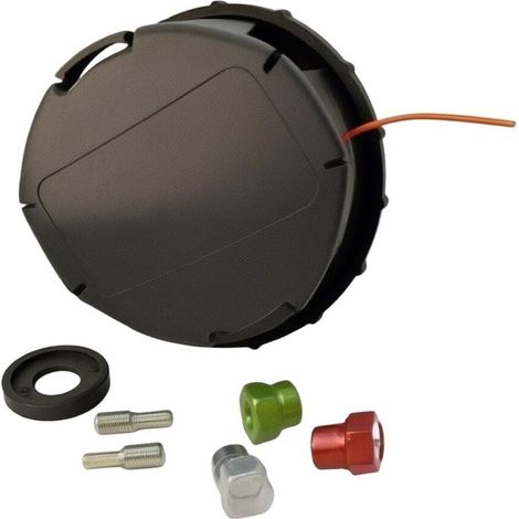Tête d'alimentation 450 pour débroussailleuse Redmax BC220DL BC221DL BC300DL BC32 BC240DL avec adaptateur LH1 Chargement rapide en plastique Noir (1/5)
