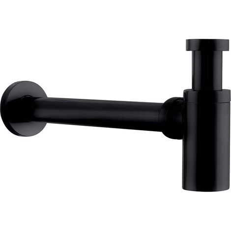 Swiss Aqua Technologies Sifón de lavabo latón negro mate (SIFMBL) (1/4)