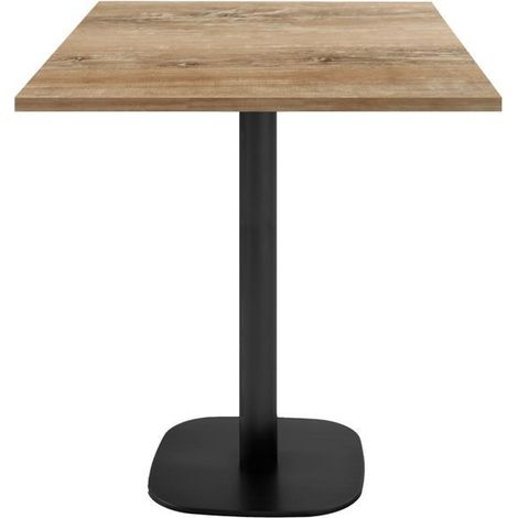 Table 70 x 70 cm - modèle Round snack chêne slovene