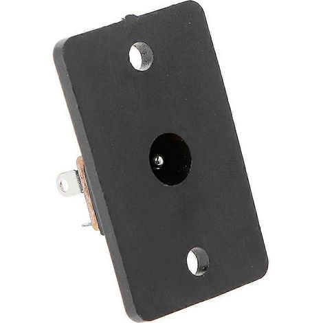 Panneau de prise femelle pour fiche jack cylindrique pour connecteur d'alimentation CC 12 V 5,5 x 2,1 mm P (1/5)