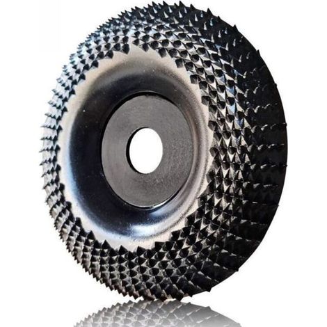Disque de sculpture sur bois, disque de meulage du bois Disque de tronçonneuse, meulage de bois en carbure de tungstène, disques de meulage pour le formage, le meulage et la coupe  (Ø 100mmx 22 mm)