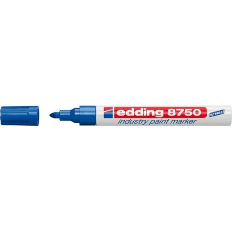 Pennarello industriale Edding 8750, blu