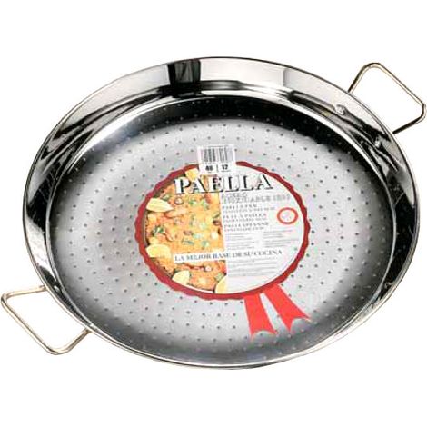 Poêle en Acier Inoxydable 18/8 de 38 cm pour 8 Portions