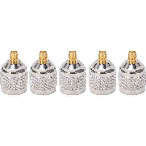 Adaptateur NJ/SMAK RF, connecteur N mâle vers SMA, lot de 5 pièces, raccord coaxial haute fréquence. (1/5)