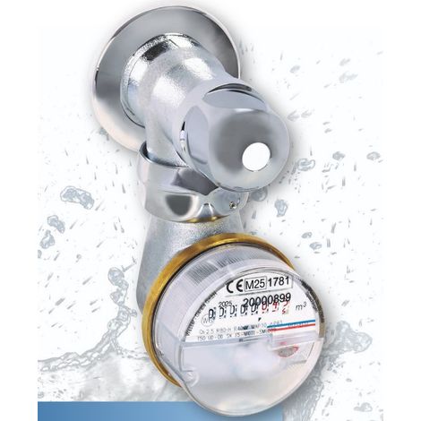 Compteur de ventilation compact « ECO » pour montage sur vannes encastrées TWO en UN / 0,1-90°C (1/5)