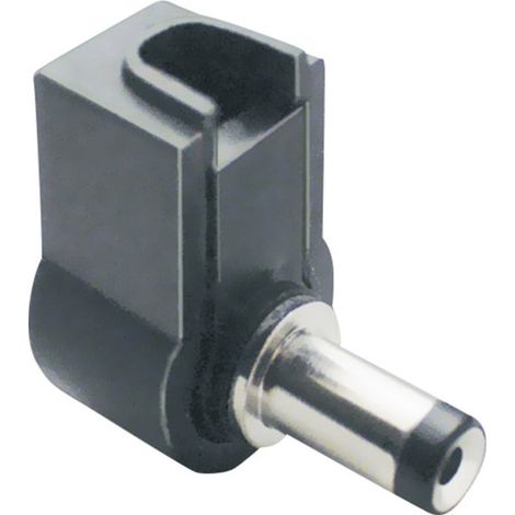 TRU COMPONENTS Niedervolt-Steckverbinder Stecker, gewinkelt 3 mm 1.1 mm 1 St.