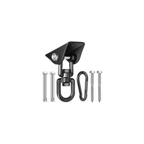 Gancio da soffitto resistente, capacità di carico 450 kg - Rotazione a 360° - Ganci per altalena - Gancio in acciaio inossidabile per sedia sospesa per amaca, sacco da boxe, yoga, palestra, cemento, b
