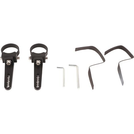 Support de fixation pour pare-buffle/barre de sécurité en tube d'aluminium avec support LED pour phare de travail tout-terrain (1,75")