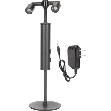 Ortviai Lampe de lecture double bras avec technologie LED anti-fatigue oculaire, touche tactile et batterie intégrée (1/5)
