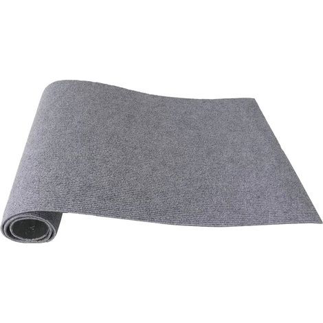 Tapis à griffer autocollant 200 x 40 cm, protection contre les griffures pour chat, tapis à griffer, tapis de canapé, griffoir mural à monter soi-même, gris et bleu. (1/5)